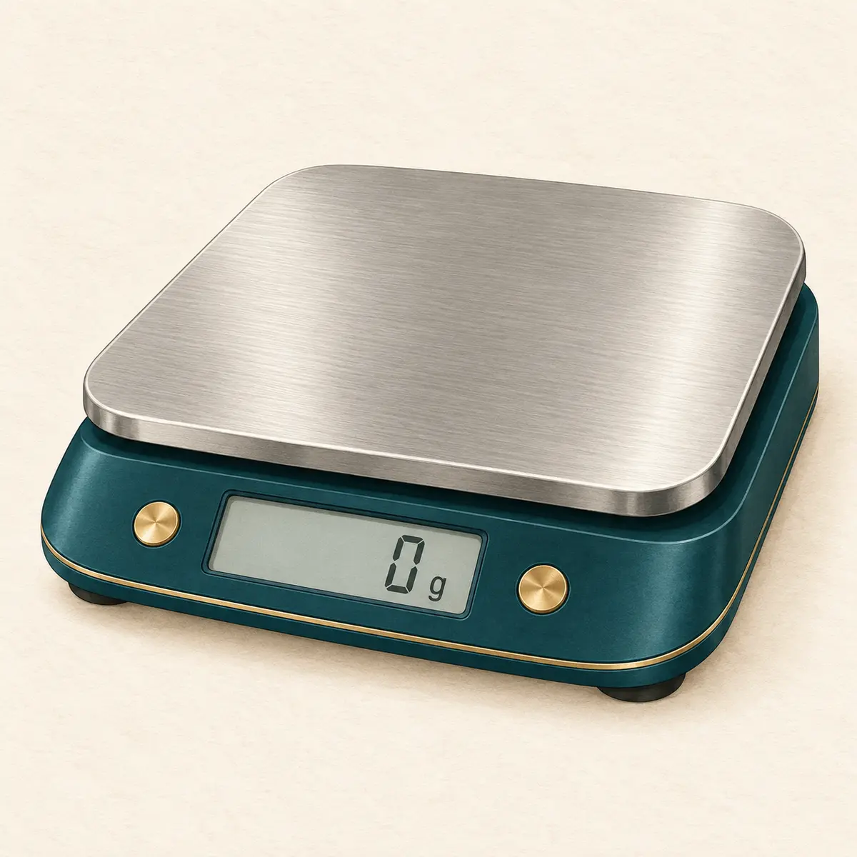 Modern digital kitchen scale for cooking weight conversions