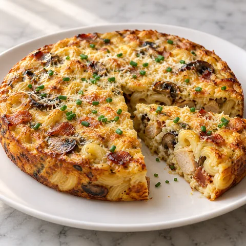 Savory Coq‑au‑Vin Pasta Frittata (breakfast or brunch)