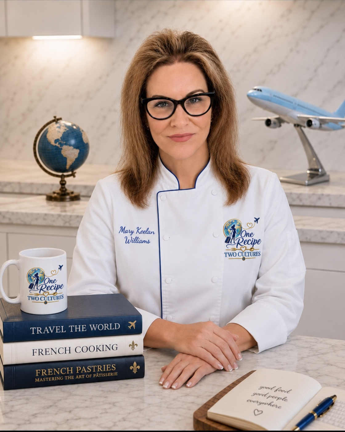 Mary Keelan Williams in her kitchen