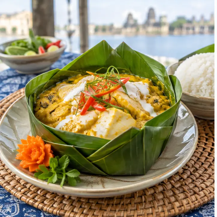 FISH AMOK · CAMBODIA