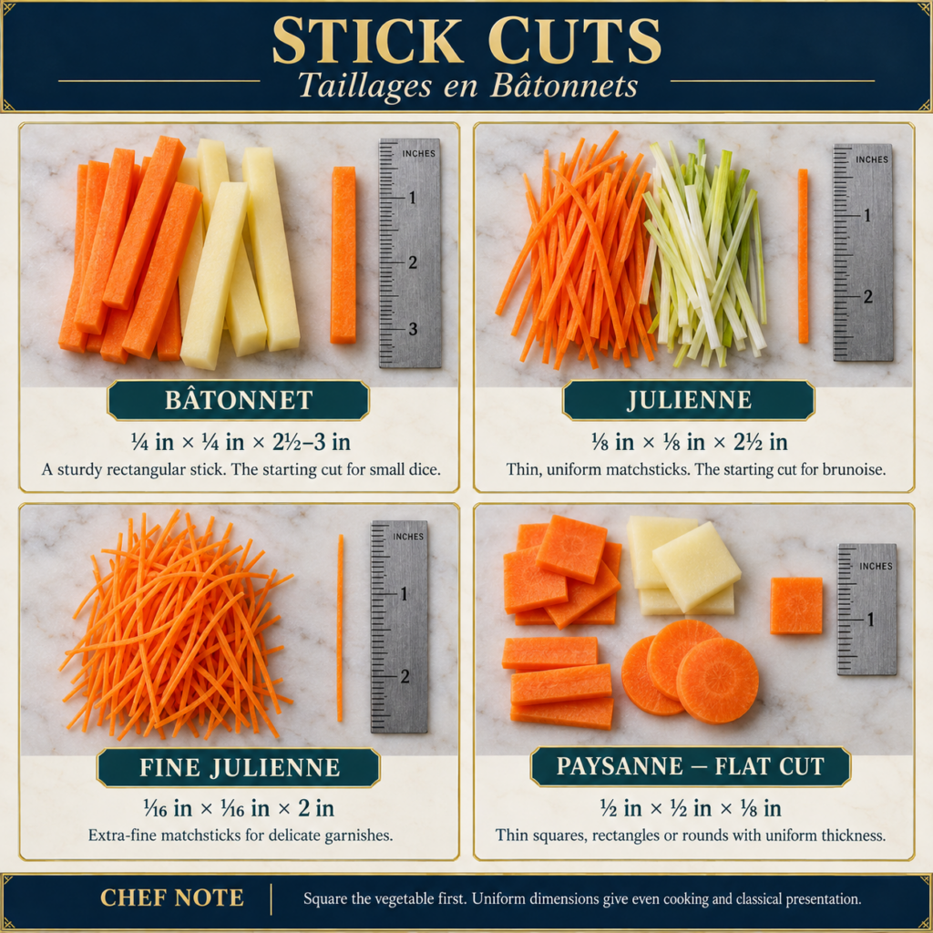 Classical French Stick Cuts