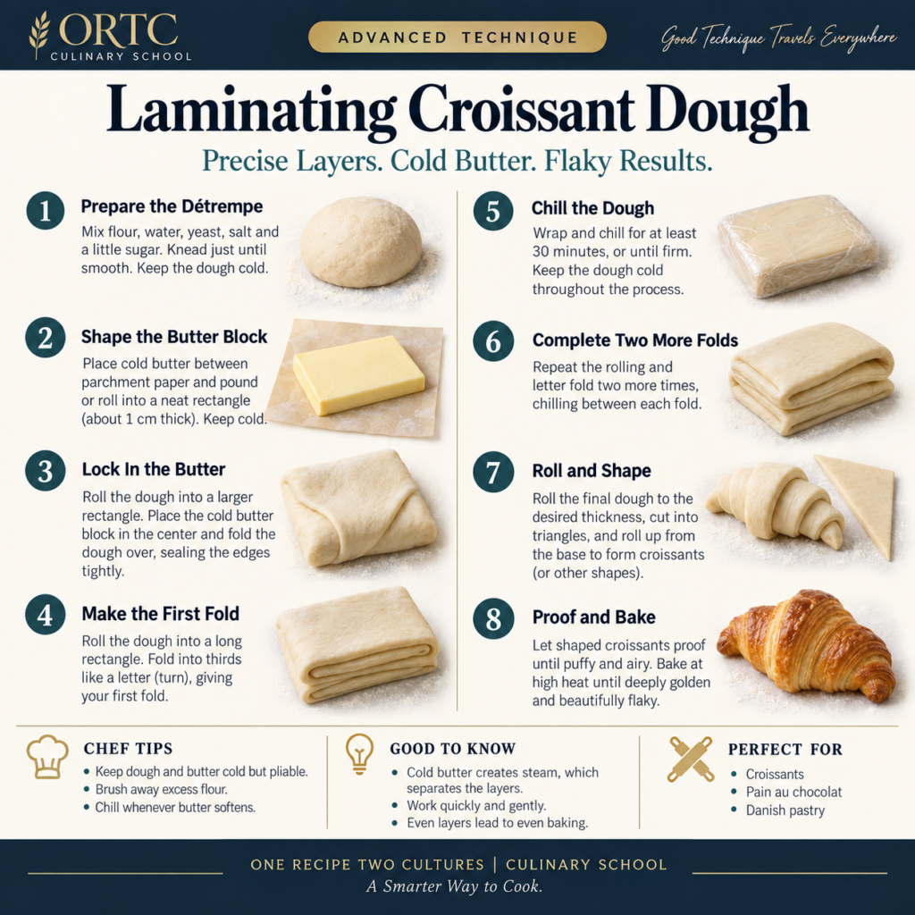Laminating Croissant Dough