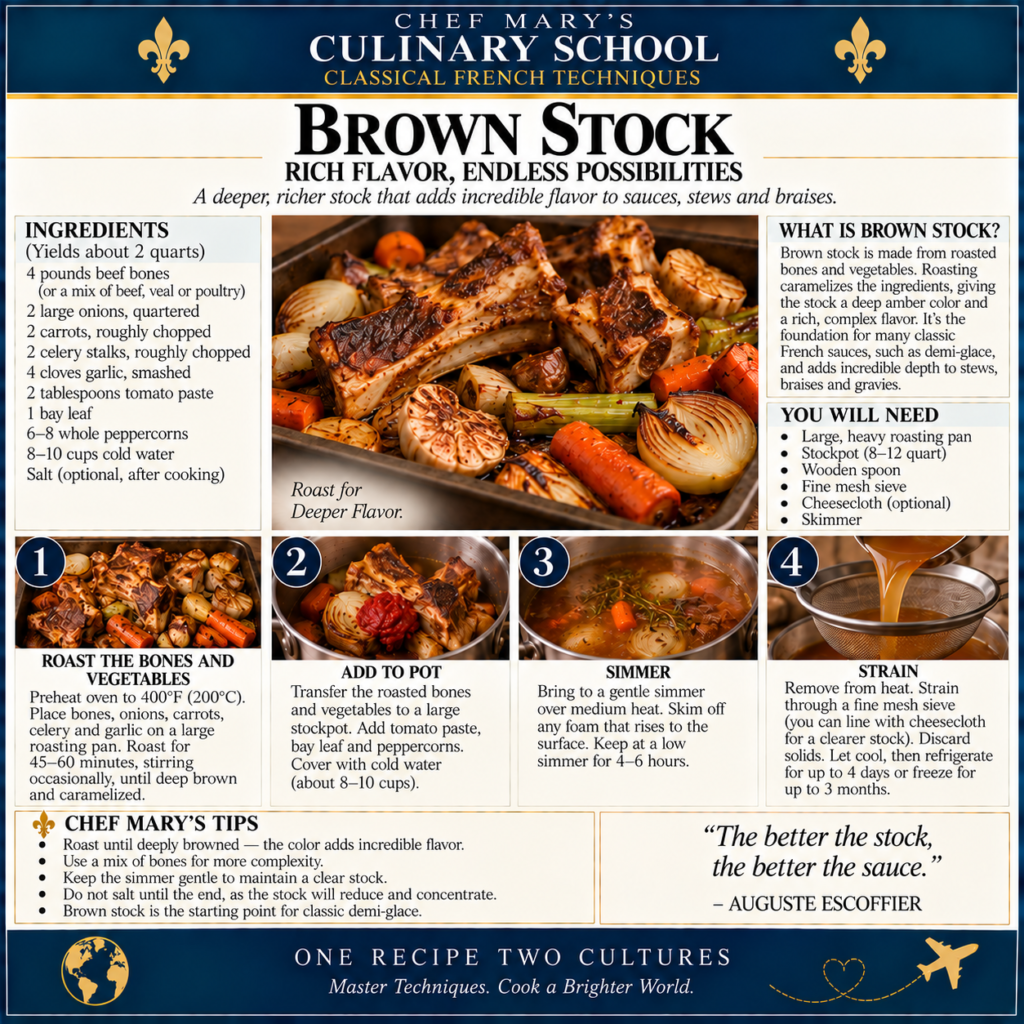 Brown Stock Culinary School Guide