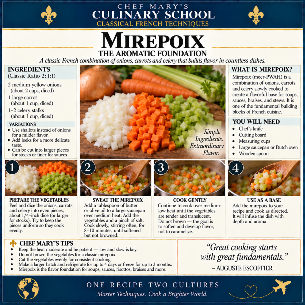 Mirepoix: The Aromatic Foundation