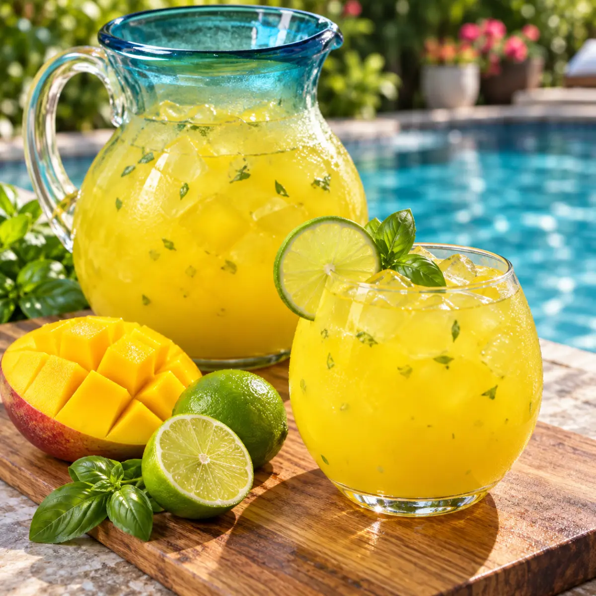 Mango Basil Limeade