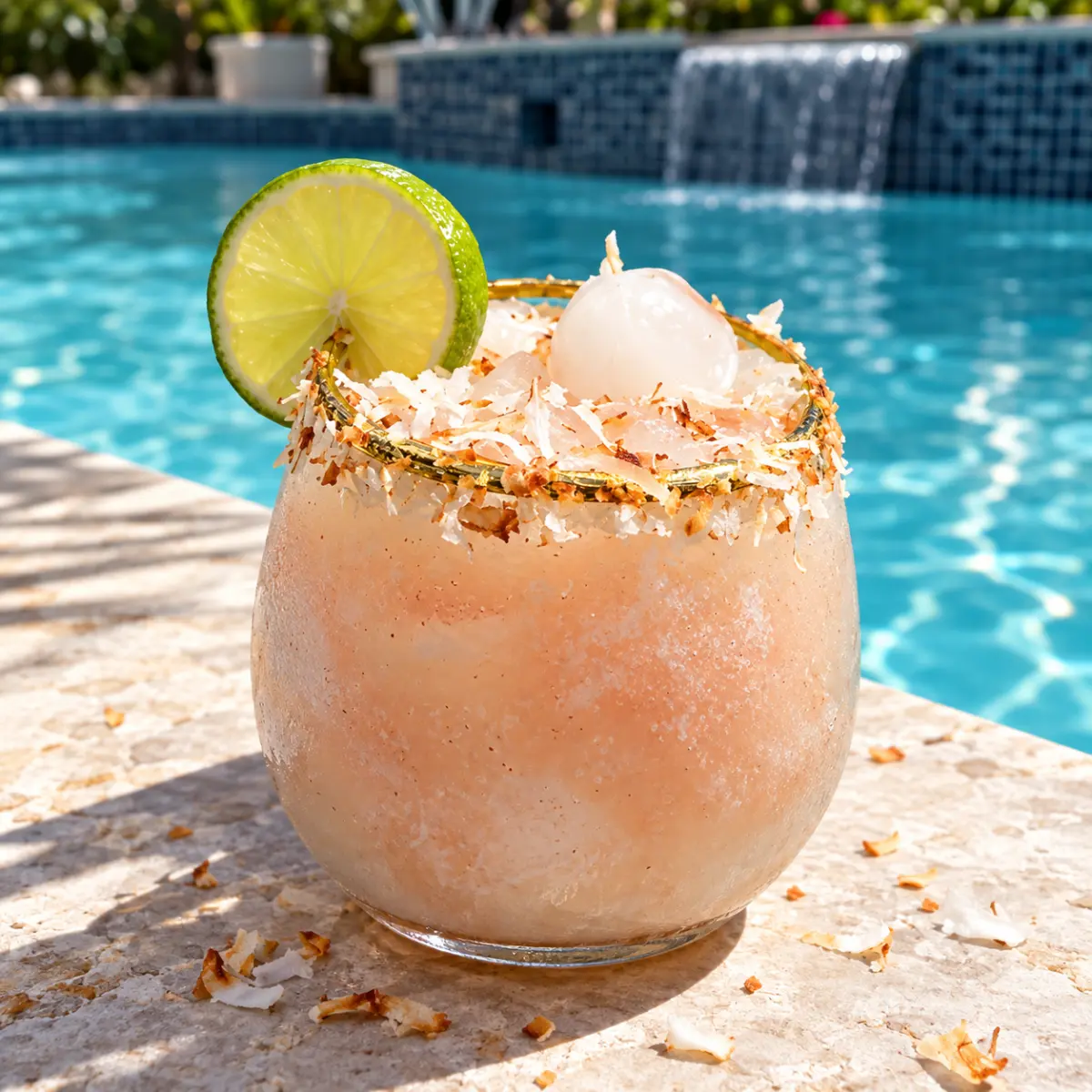 Hot Honey Coconut and Guava Margarita