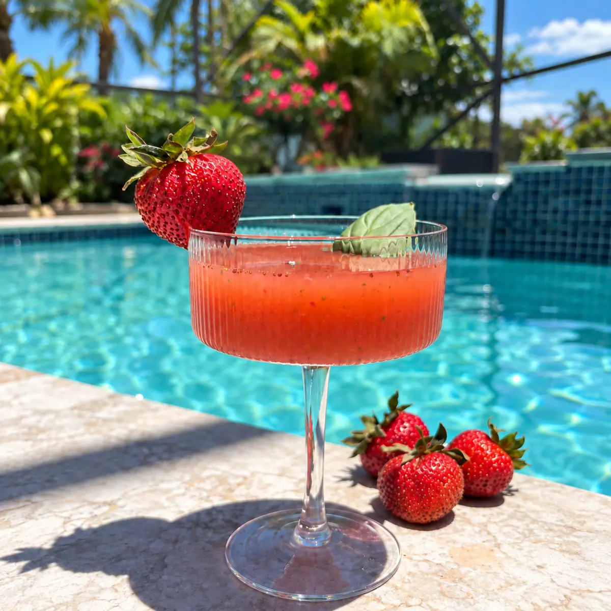 Strawberry Basil Southside