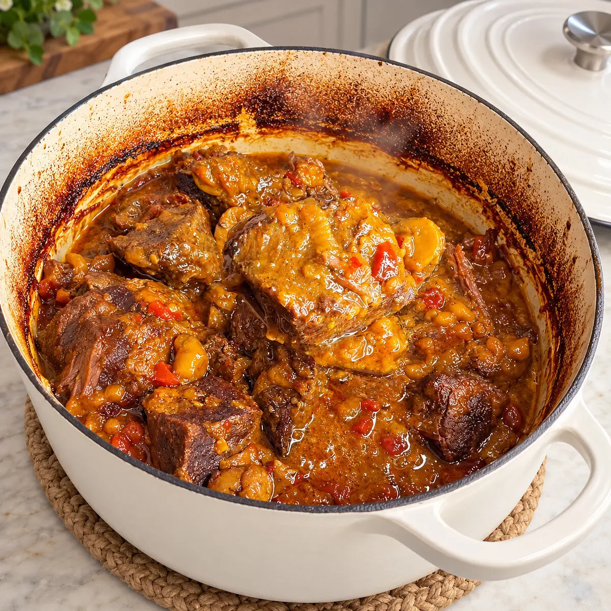 Miso Mango Pot Roast