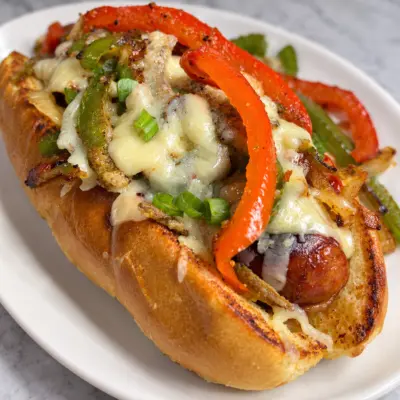 Sonoran Fajita Hot Dogs
