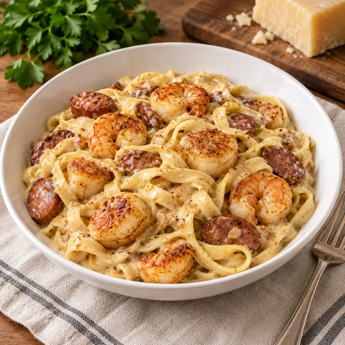 Mary Me Cajun Seafood Pasta