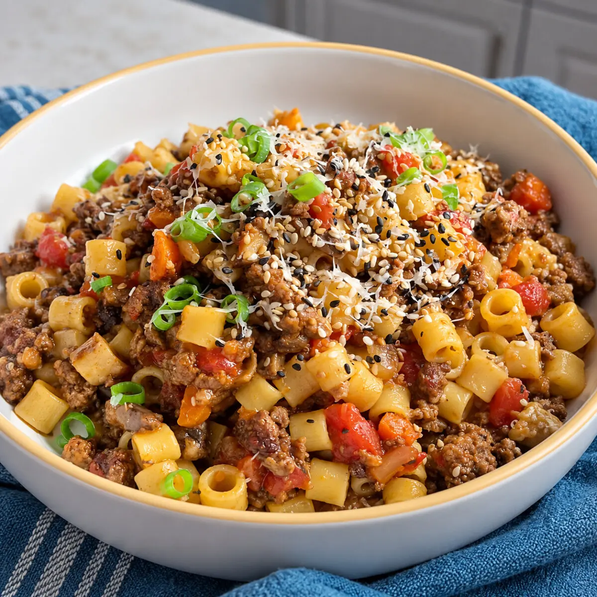 Korean Beef Bulgogi Pasta