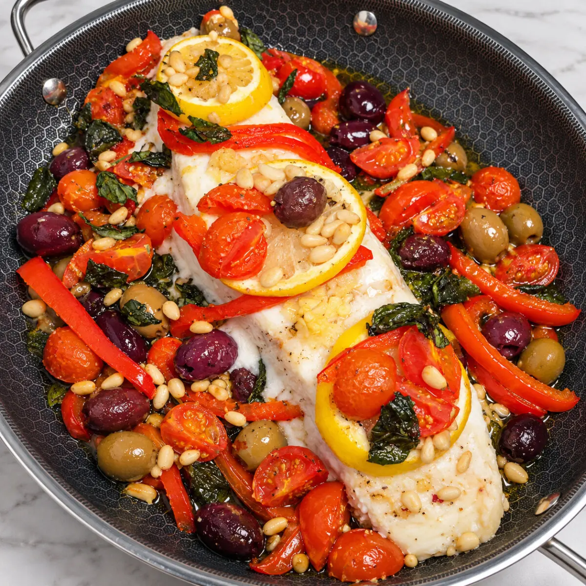 Italian Baked Halibut