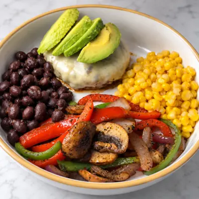 Cheeseburger Fajita Bowl