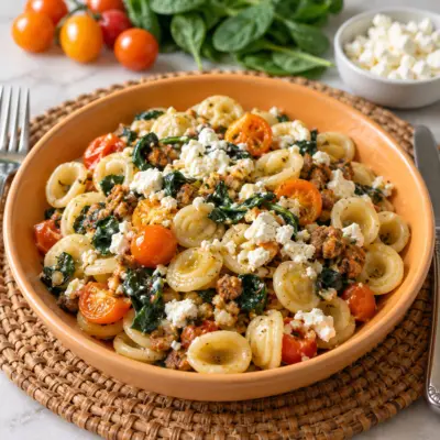Greek Orecchiette Pasta