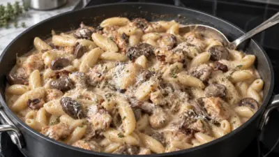 Chicken Coq au Vin Pasta