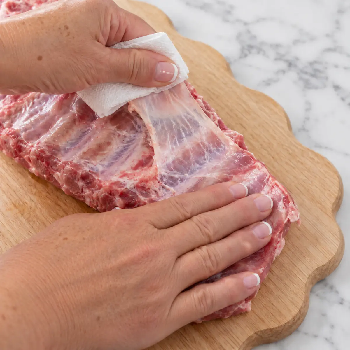 Preparation step for Memorial Day Ribs.