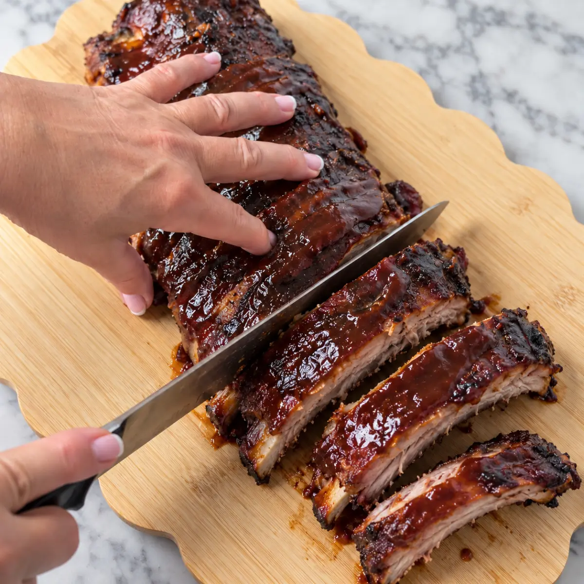 Preparation step for Memorial Day Ribs.