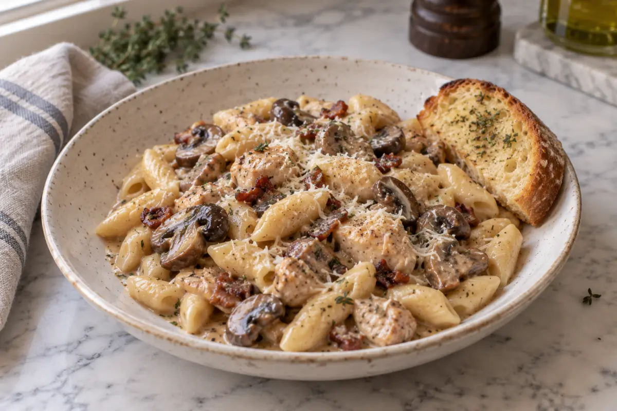 Chicken Coq au Vin Pasta
