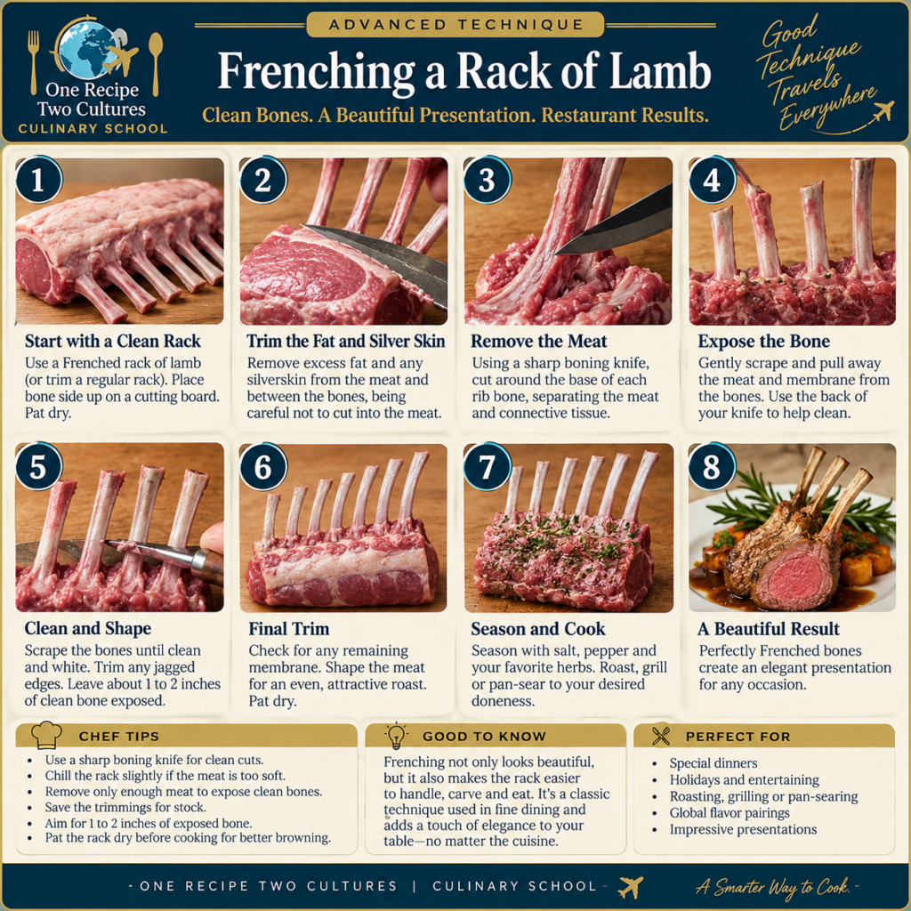 Frenching a Rack of Lamb