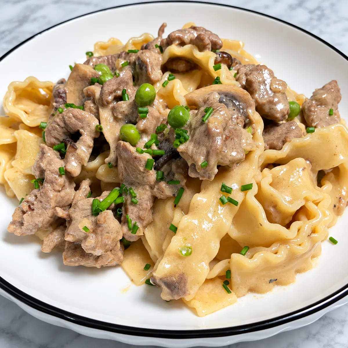 Modern Beef Stroganoff Pasta